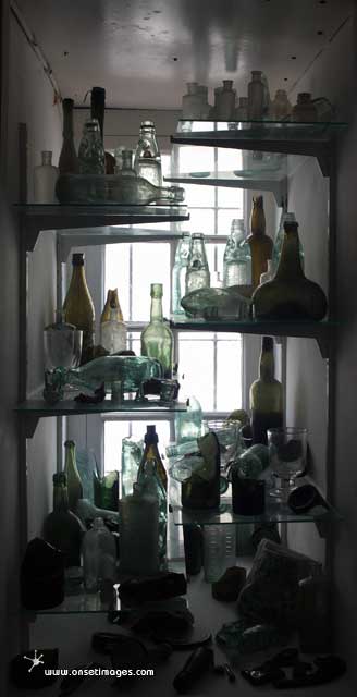Bottle collection at the Simons Town Museum