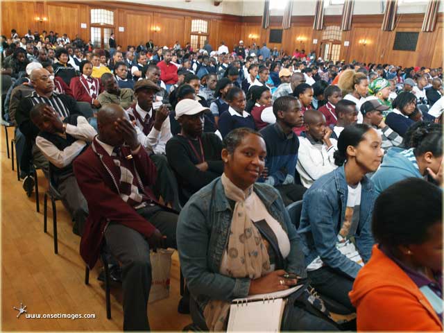 Western Cape Youth Empowerment Day, Delegates at the Municipality Town Hall in Stellenbosch