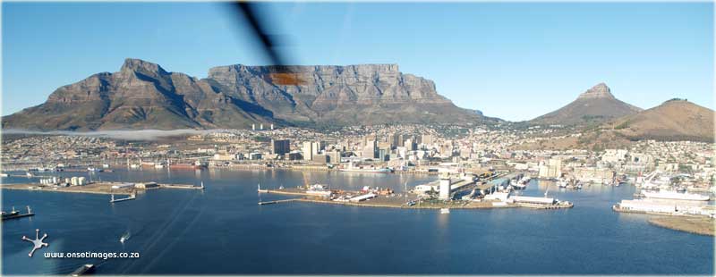 Devil's Peak, Table Mountain, Lion's Head and Signal Hill