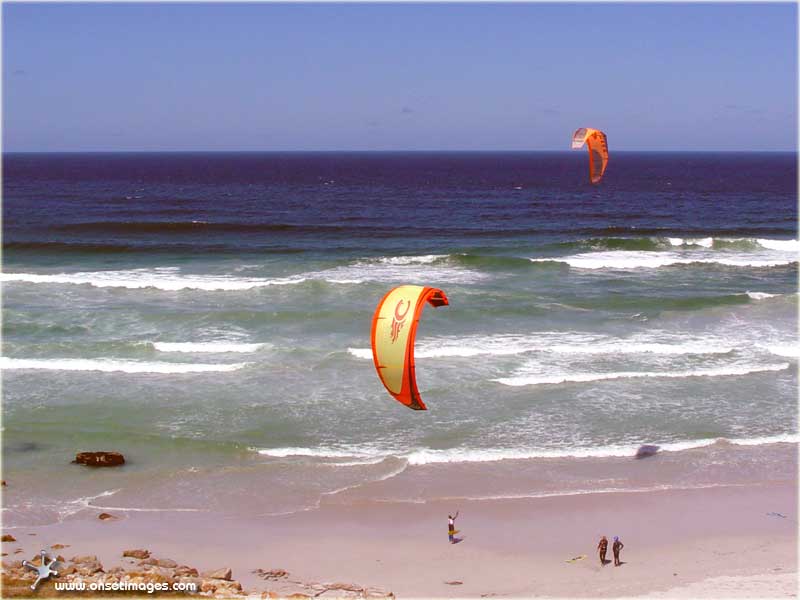 Para Surfing between Kommetjie and Scarborough, Western Cape
