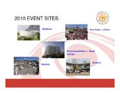 2010 Event Sites