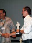 Michael Klein receives Award from Leon van der Merwe