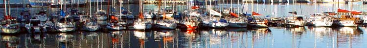 Yachts in Hout Bay Harbour