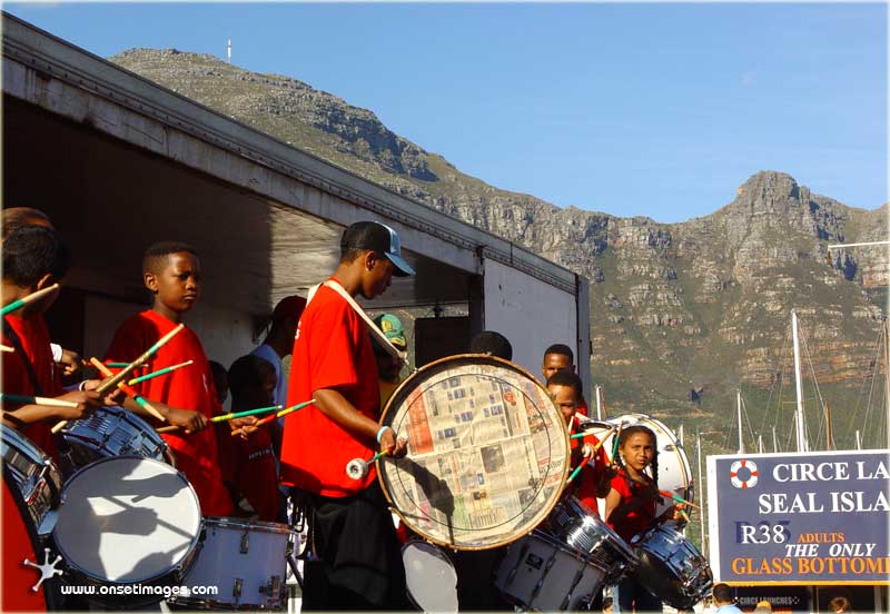 Hout Bay's Two Oceans band on Sunday the 12th of August