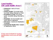 Land Audits: IJR Land Audit: Area C