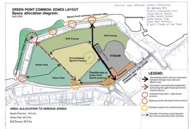 Green Point Common: Zones Layout (1)