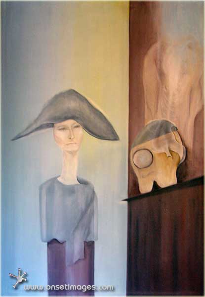 Loneliness or on the Treshhold of Being (oil on canvas 850 x 1200mm), RWR_79Sep_070