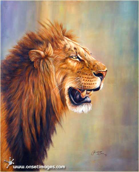 Lion by Artist Keith Zenda