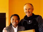 Zandile Madikane and Ian Robertson