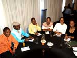 Mentees: Vincent Mqushulu, Phaks Matyile, Vincent Lugogo, Mario Williams, Berenise De Lange and Zanele Figlan. Not in the picture is Bongiwe Gegono